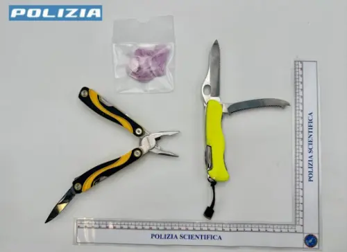 Bergamo, denunciato cittadino irregolare: resistenza e porto di oggetti atti ad offendere