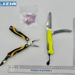 Bergamo, denunciato cittadino irregolare: resistenza e porto di oggetti atti ad offendere